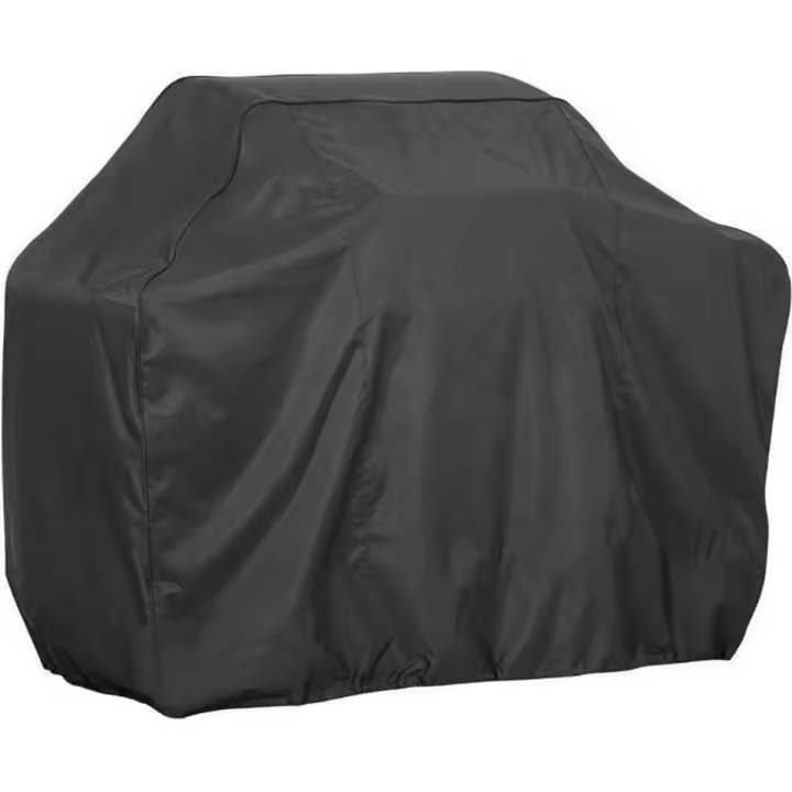Funda protectora impermeable para barbacoa - 145 x 61 x 117 cm - Negra - 1