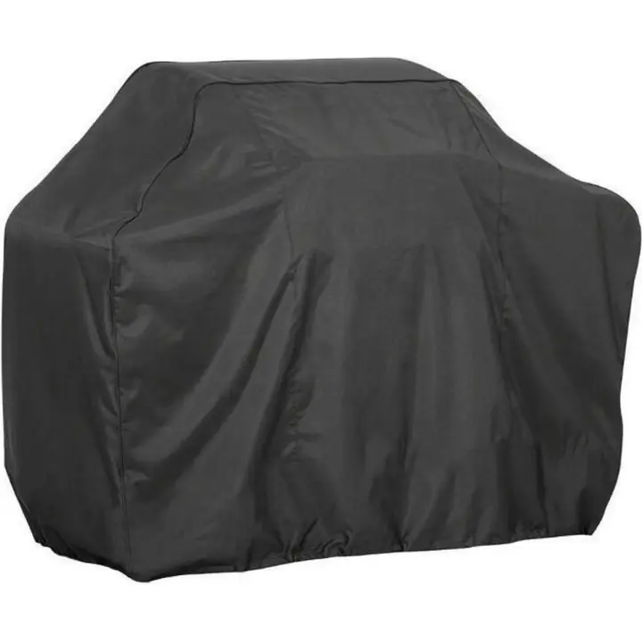 Funda protectora impermeable para barbacoa - 145 x 61 x 117 cm - Negra - 1