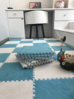 Alfombra De Juego Para Bebés De Peluche Suave Interlocking Para Invierno Alfombra De Esponja Para Habitación Y Sala De Estar De Niños Tamaño 30x30cm - details 5