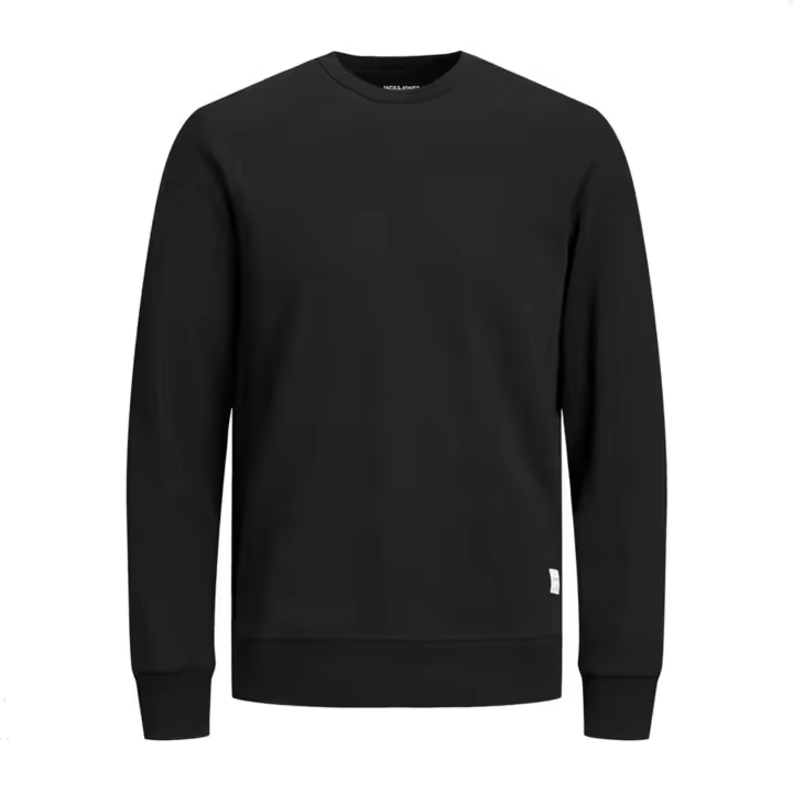 Jack & Jones-Sudadera Negra 12181903 JJEBASIC - 1
