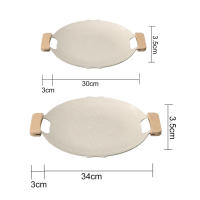 Plato De Barbacoa Coreana Antiadherente Para Camping Y Grill De Exterior Placa De Cocina Para Carne Frying Pan Asador Placa De Barbecue - details 13