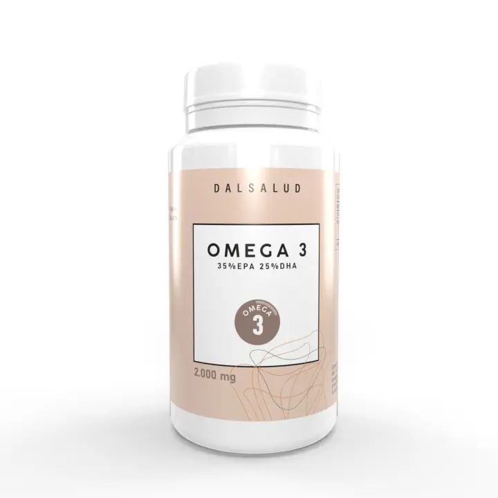 Omega 3 - Suplemento de 2000mg, 50 perlas - ¡Potencia tu salud! - Dalsalud - Ácidos grasos EPA y DHA. - 1