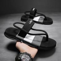 Zapatillas De Verano Para Hombre Con Cubierta Del Tobillo Antideslizantes Sandalias De Playa Zapatillas Hombre Material Superior De Lino Estilo Casual Suave Y Cómodo - details 2