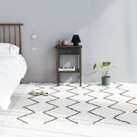 Carpetas De Líneas Geométricas Para Decoración De Sala De Estar Alfombra Antideslizante Lavable Para Sala De Estar Y Dormitorio Estilo Moderno - details 3