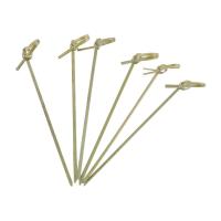 100pcs Palillos De Bambú Desechables Para Cócteles Forks De Fruta Barbecue Decoración De Fiesta Herramienta De Barra Eco-amigable Tamaño 9x0.3x0.3cm - details 20