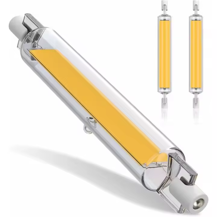 Tienda BIT Bombilla LED R7S 20W 118mm Regulable 3000K Luz Blanca Cálida Doble Extremo 2000LM 360° (Paquete de 2) - 1