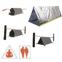 Carpa De Primeros Auxilios Portátil Para 2 Personas Impermeable Y Antigolpes Con Manta Mylar Ideal Para Camping - details 1