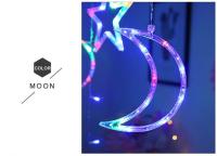 Curtain Lights LED 3.5m Faraón Estrella Navidad Exterior Para Ventana Boda Fiesta Interior Decoración Hogar Cadena De Luces 220V - details 4