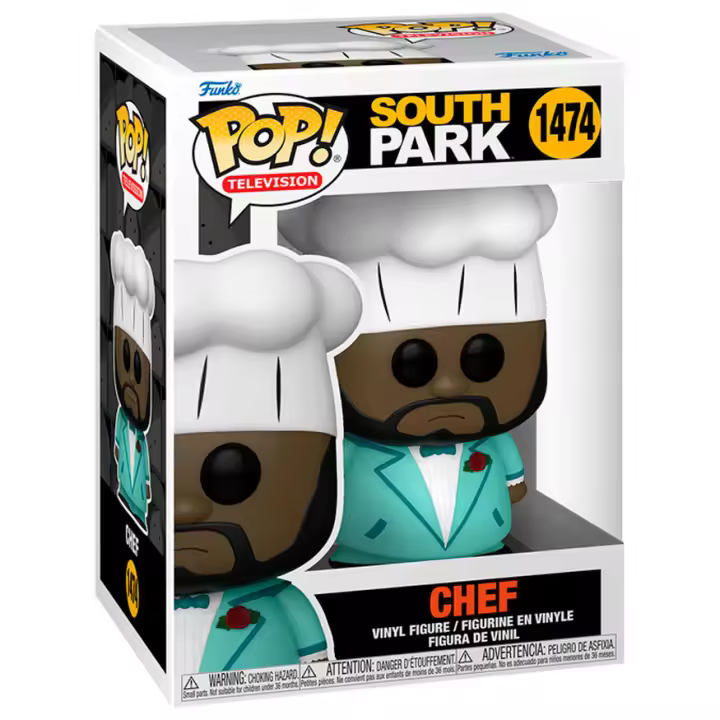 Funko Pop! TV: South Park - Chef In Suit - Figura de Vinilo Coleccionable - Juguetes para Niños y Adultos - Fans de los Dibujos Animados - Figura Modelo para Coleccionistas y Expositores - MR POPYE - 1