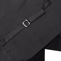 Chaleco De Vestir Negro Con Cuello V Y Corbata Para Hombre Hi-Tie Estilo Casual Ajustable Para Fiestas Y Negocios - details 8