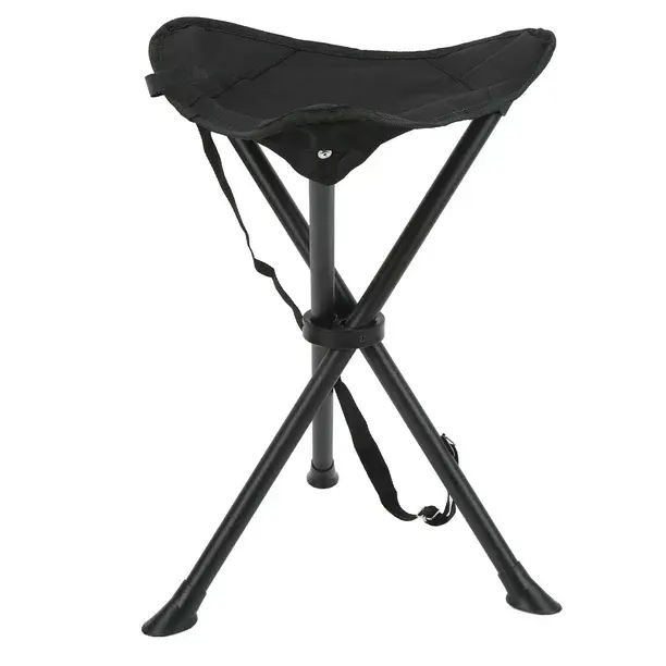 Taburete Plegable con Trípode  para Pesca Al Aire Libre y Camping - 1