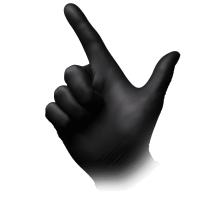 Guantes de nitrilo, negro, sin polvo, estilo negro de Style by AMpri - details 2