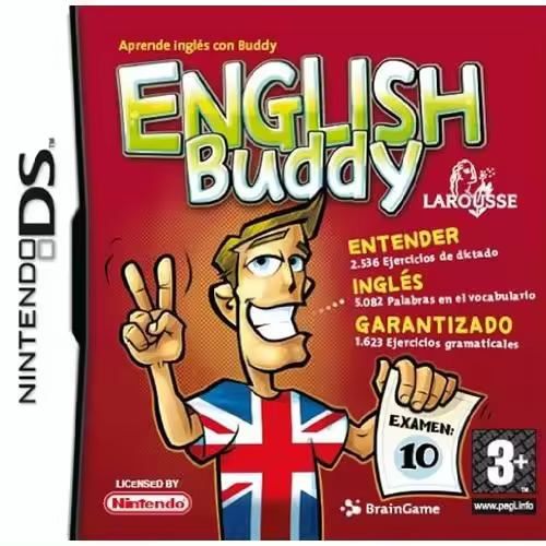 Namco Bandai Brainbuddy - Entrenador de Inglés | Juego Educativo para Mejorar Vocabulario y Comprensión - 1