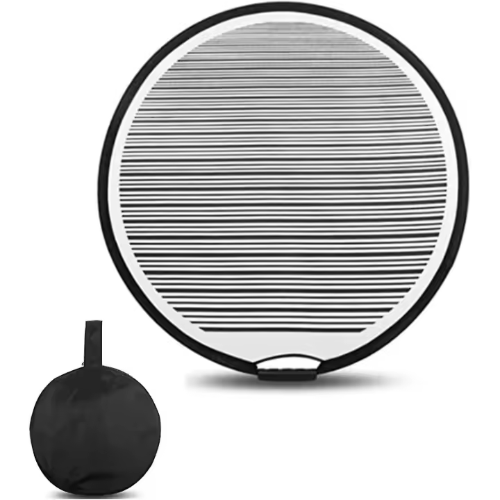 Herramienta de eliminación de abolladuras sin pintura (80 cm), reflector de abolladuras plegable para automóviles, panel reflector de abolladuras portátil, diseñado para daños por granizo. - 1