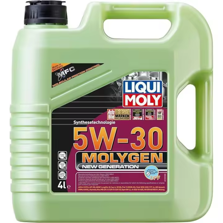 Liqui Moly Molygen New Generation 5W-30 DPF, 4 L, Aceite de motor para coches, 21225 - 1