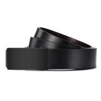 Cinturón De Cuero PU Para Hombre De Calidad Superior Con Hebilla Lisa Casual Para Jeans Negro Ancho 3.3cm Accesorio Essencial Para El Vestir Diario - details 1