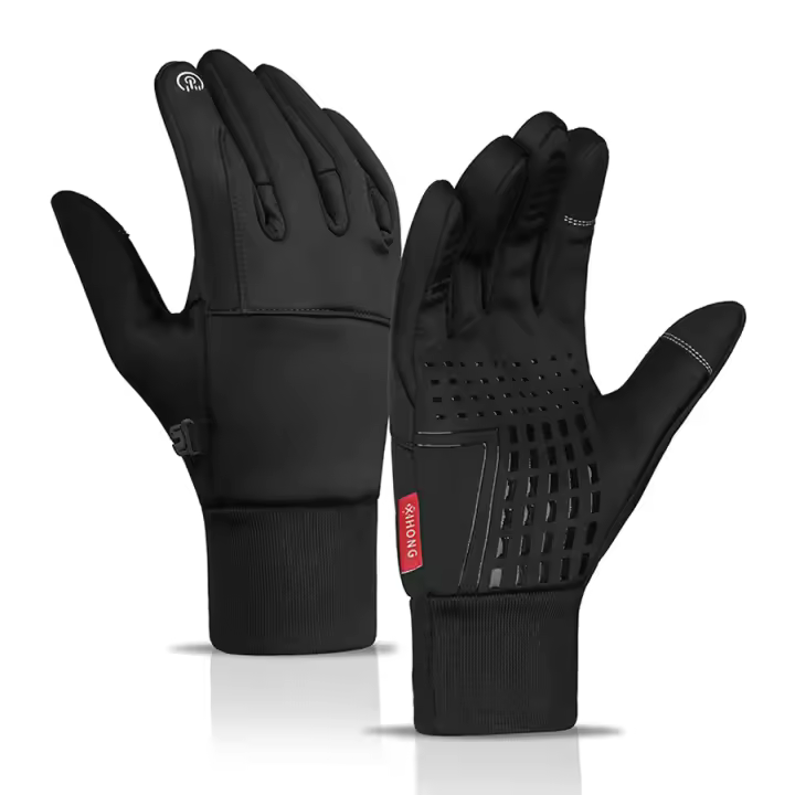 Guantes De Motocicleta Para Exteriores Con Aislamiento Térmico Y Impermeabilidad Para Bicicletas Eléctricas Toque De Pantalla Completa Y Cubierta De Manillar Equipo De Conducción - 1