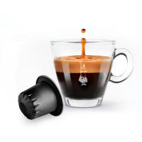 Bialetti Cápsulas de Café 100 caps - Compatibles con Nespresso® * (no vertuo) Mezcla Intenso y Cremoso  - Intensidad 11 o 9 - Café intenso y ricamente aromático/Aromas dulces y afrutados combinados con notas de biscuit - 10 cápsulas x 10 paquetes - details 0