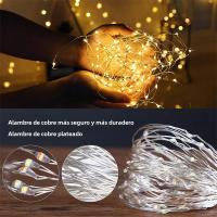 Luz De Hada LED USB Con Cable De Cobre 20M 200LED Para Decoración De Árbol De Navidad Boda Y Fiesta Lámpara De Garlanda Exterior - details 5