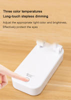 Lámpara De Escritorio Plegable Solar Y USB Recargable Protección Ocular Para Lectura Luz Nocturna Dimmerable Para Cama - details 4