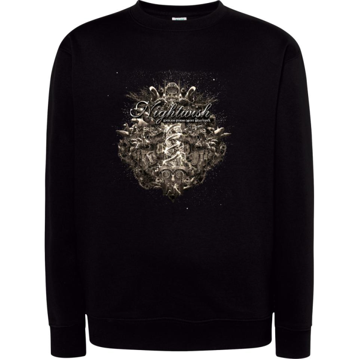 Sudadera cuello redondo, Nightwish , Algodón y Poliester, 290 grms/m2 - Tallaje europeo de Niños y Adultos y Tallas grandes