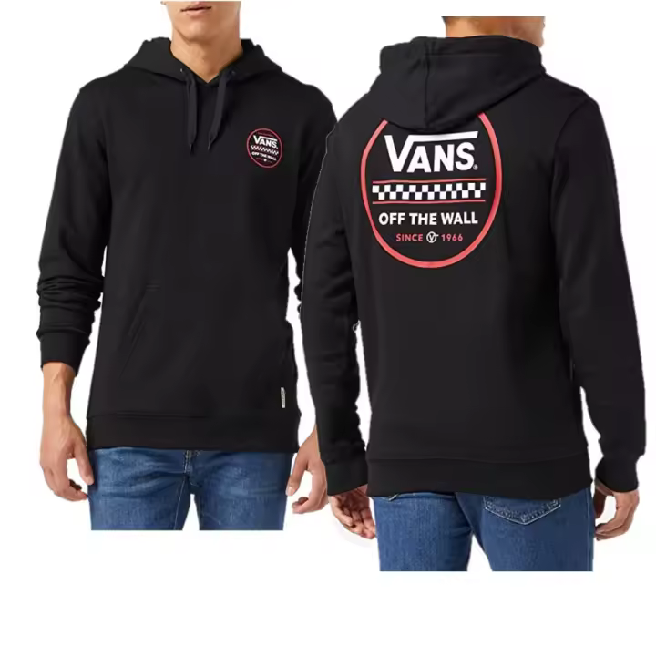 SUDADERA VANS STACKTON CIRCLE PO-B NEGRO HOODIE VN0A7Y3YBLK1 - 1