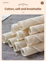 5Pcs Paño De Almohadilla De Técnica De Vapor Ecológico De Algodón Puro Para Cocina Tamaño 24/28/32CM Tapete Para Arroz Y Bun - details 3