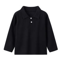 Camisa POLO Para Niños Y Niñas De Color Sólido Moda Deportiva Casual Con Mangas Cortas Cómoda Para Verano Talla True Fit - details 7