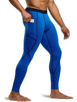 Treguas De Correr Para Hombre Secado Rápido Gimnasio Deportivas Compresión Pantalones De Entrenamiento De Crossfit Baloncesto Sportswear - details 1