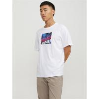 Jack & Jones Hombre camiseta de Algodón Mod JCOLOGAN  Ajuste Regular logo estampado Moda Casual Informal Ref 246992 - details 6