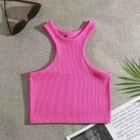 Chaleco De Yoga Para Mujer Con Alta Elasticidad Top De Deporte Fitness Ropa De Gimnasio Estilo Urban Tank Top - details 4