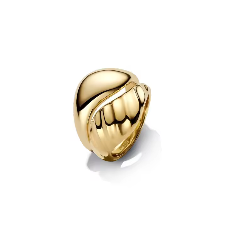 163832C00 - Anillo Combinable de Pandora con Recubrimiento en Oro de 14k – Colección ESSENCE 163832C00 PANDORA Raíz Novedades Joyas de Plata Joyas Pandora MUJER Anillos de plata para mujer Anillos Pandora inicio Anillos de plata Mujer Pandora original - 1