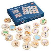 Juego Educativo De Madera Para Niños Memoria Animal Fruta Juguete De Entrenamiento De Enfocamiento Infantil Montessori - details 7