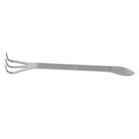Riega De Acero Inoxidable Para Bonsái Con Mango Ergonómico Herramienta Para Suavizar Tierra Y Raíces 3 Ramas - details 6
