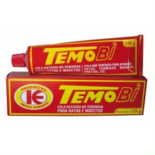 Cola Pegamento Atraparoedores (ratas y ratones) Temobi tubo 135g - 1