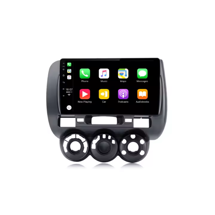 AWESAFE PX9 inalámbrico CarPlay Android Auto Radio para Honda Fit Jazz 2002 2003 2004 2005 2006 2007  coche reproductor multimedia GPS 2 din autoradio volante controles RDS Bluetooth - 1