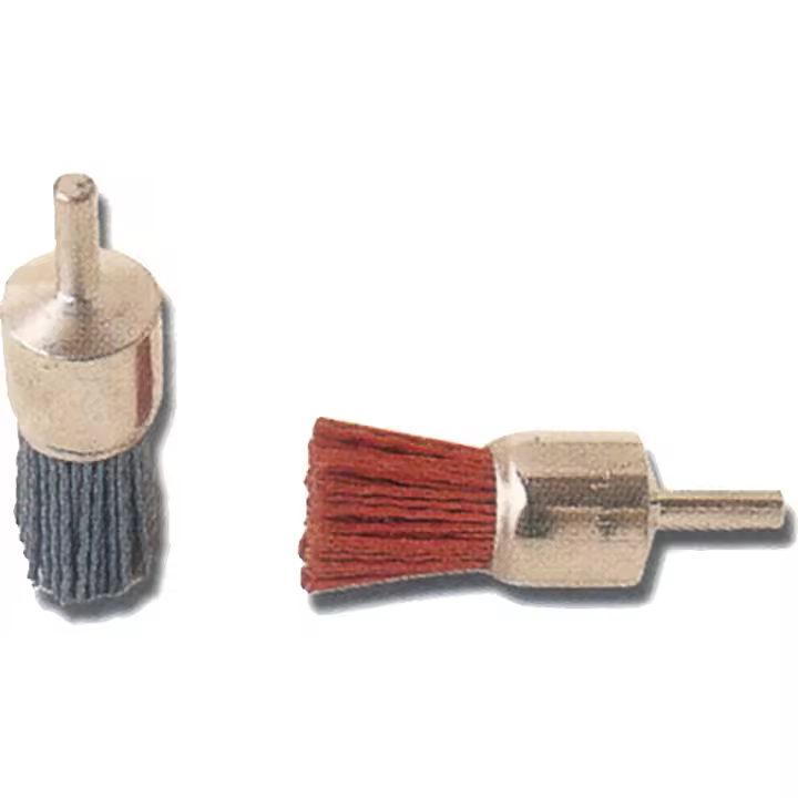 Cepillo de Vaso de Nailon para Limpiar, Desherrumbrar y Pulir Madera - Ø 22 Mm - Rojo - 1