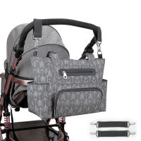Set De 7 Bolsos Para Mudar El Bebé Multifuncional Tote Bag Mummy Bolsa De Viaje Con Alforja Para Bebé Material De Tela Cierre De Cremallera - details 28