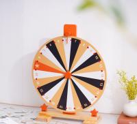 2025 Wooden Spinner Prize Wheel, 24 Slot Prize Spinner,wheel Of Forture, Spinning Wheel With Stand For Fa - details 2