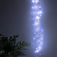 Luces De Cascada LED 600 Individuales Para Decoración De Habitación Y Navidad Luz De Fairy De Enchufe Adorno De Cortina De Navidad Luz De Ambiente Para Dormitorio - details 1