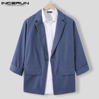Incernun Chaqueta De Hombre Estilo Coreano 2024 Moda Casual Manga Larga Suelta Ajustada Talla S-5XL Ropa De Calle Unisex - details 5