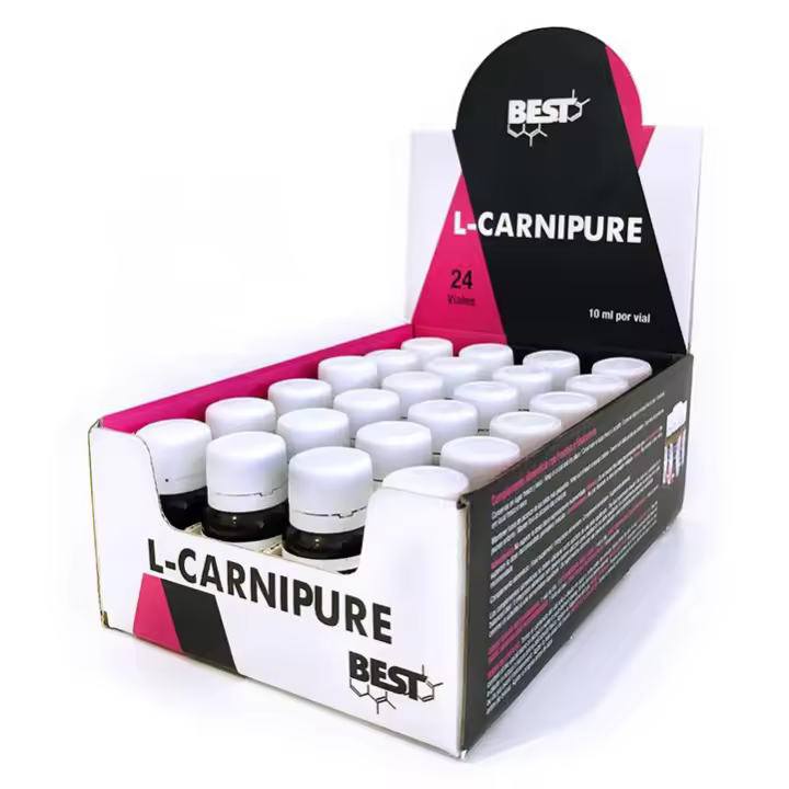 Best Protein L-Carnitine Vials 24 Viales 10 ml Sin Sabor - 1