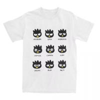 Camiseta De Algodón Puro Para Hombre Y Mujer Con Diseño Humorístico De Badtz Maru En Diferentes Estados De Ánimo Camiseta Corta O-Neck - details 1