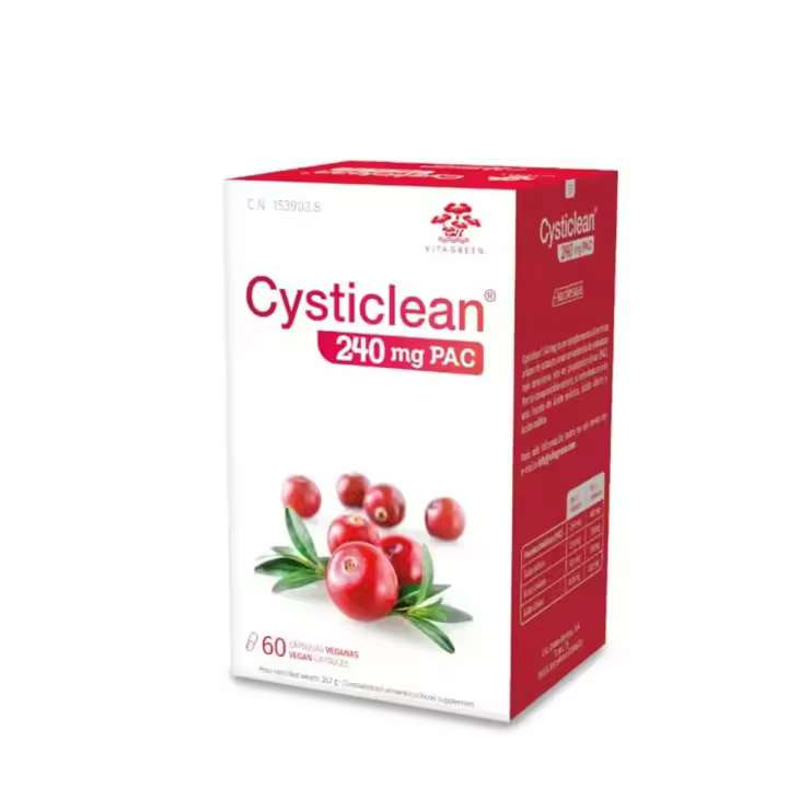 Cysticlean 240 mg pac 60 cápsulas - 1