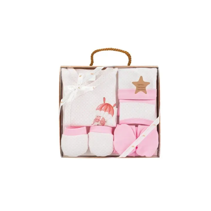 Interbaby Primera Puesta  Set Regalo 5 Piezas Ropa Bebé Paracaidas - 1