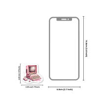 46pcs Pegatinas De Graffiti Rosa Para Laptop Y Maleta Con Diseños De Perfume Cámara Tacones Altos Decoración Resistente Al Agua PVC Clásico Juguete Para Niñas - details 2