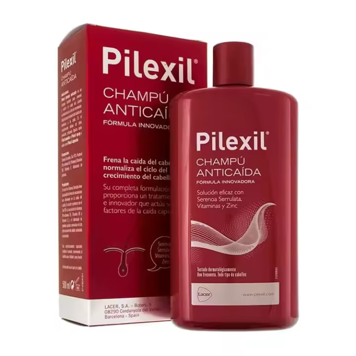 Pilexil Champú Anticaída - Fortalece y Frena la Caída del Cabello (500 ml) - 1