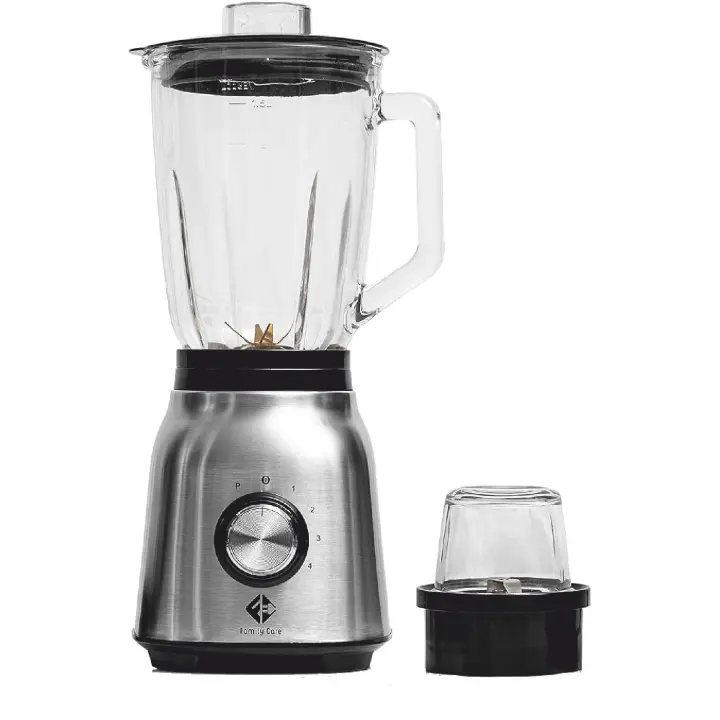 BATIDORA DE VASO CON MOLINILLO DE 1250 W DE POTENCIA Y JARRA DE CRISTAL DE 1.5 LITROS, BATIDORA DE MESA CON JARRA DE CRISTAL DE 1.5 LITROS Y MOLINILLO IDEAL PARA PICAR ESPECIES Y CAFE, BATIDORA DE VASO CON MOLINILLO DE 1250 W DE POTENCIA Y JARRA DE CRISTA - 1