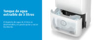 MIDEA Deshumidificador 20L Silencioso hasta 50 m2 / 100 m3 - Deshumificador electrico de humedad 20 litros con depósito extraible - Desumificador pequeño bajo consumo dehumidificador - details 9