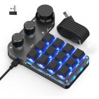 Teclado Mecánico Personalizable Bluetooth 5.0 RGB Para PS Gaming Keypad Macropad Para Tablet Teclado Numérico Sin Soporte Para Muñeca - details 16